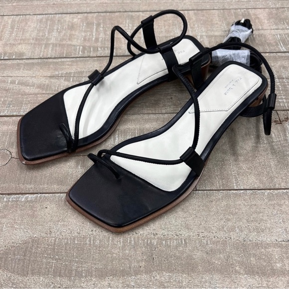 Rag & Bone Cindy Tie strappy sandals Black size 37 $395 - Picture 9 of 10